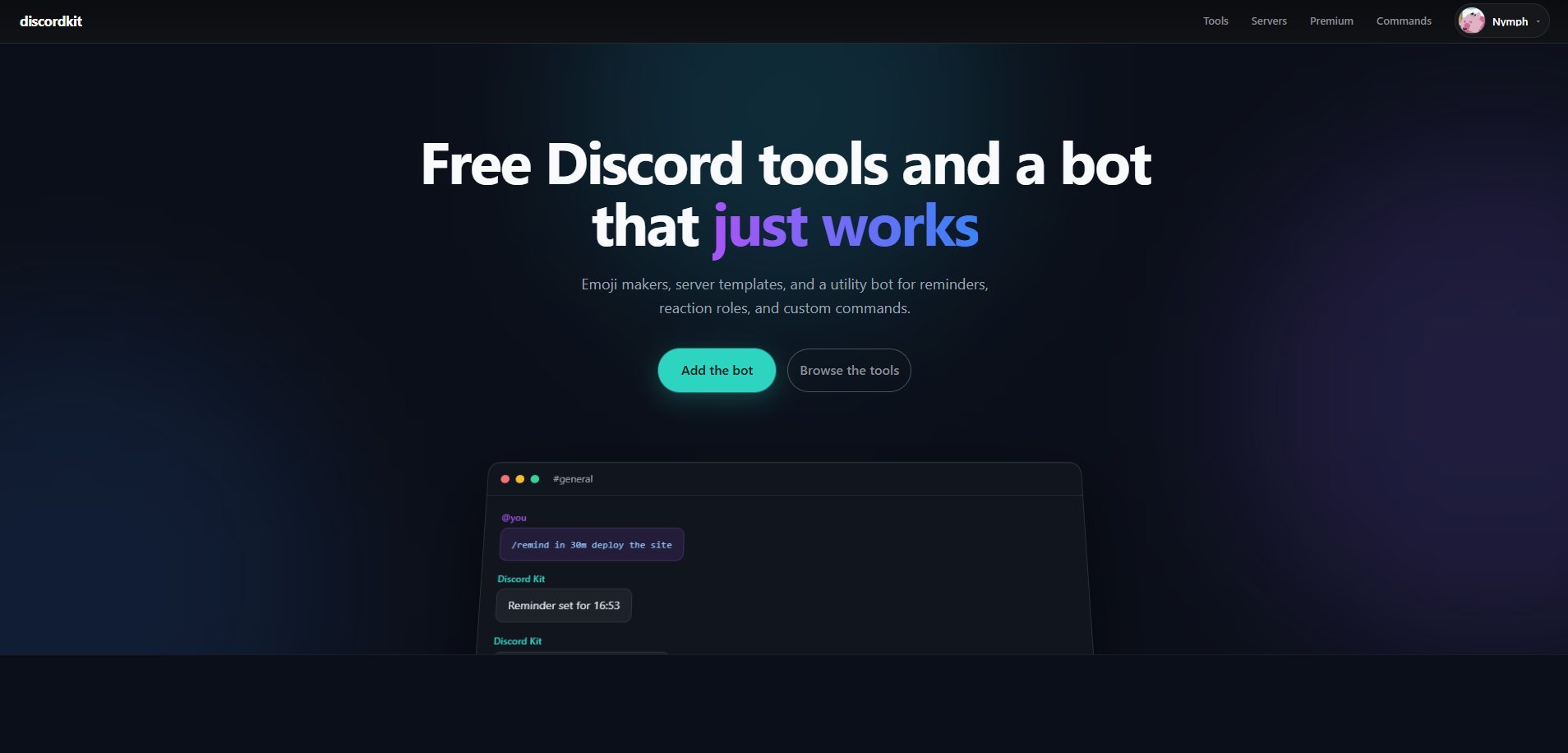 discord-kit screenshot