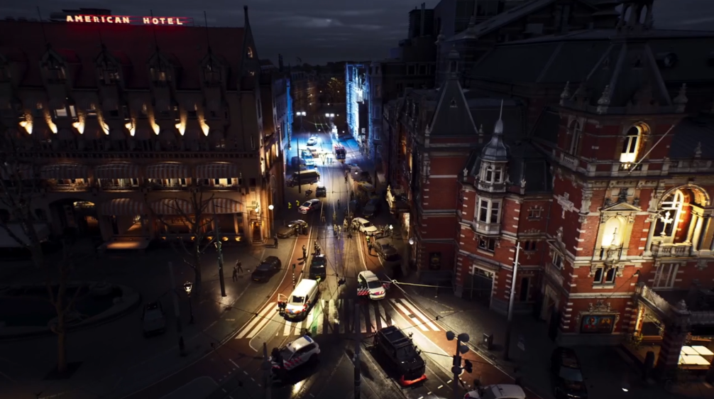 Leidseplein at night